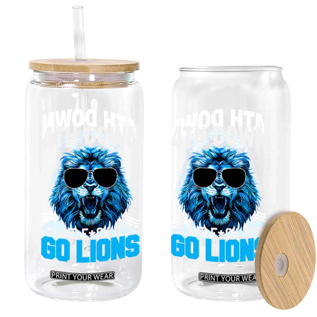 4th Down F*ck It LF Glass Can Funny Bold Game Day TS10 Print Your Wear