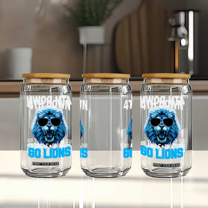 4th Down F*ck It Go Lions Glass Can Funny Bold Game Day TS10 Print Your Wear