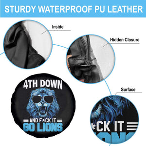 4th Down F*ck It Go Lions Spare Tire Cover Funny Bold Game Day TS10 Print Your Wear
