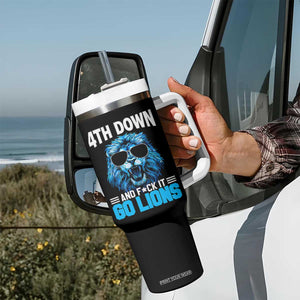 4th Down F*ck It LF Tumbler With Handle Funny Bold Game Day TS10 Print Your Wear