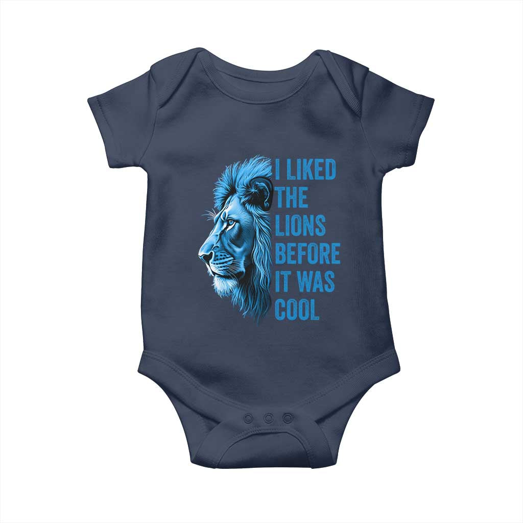 I Liked The LF Before It Was Cool Baby Onesie Vintage Rap Tee TS10 Navy Print Your Wear