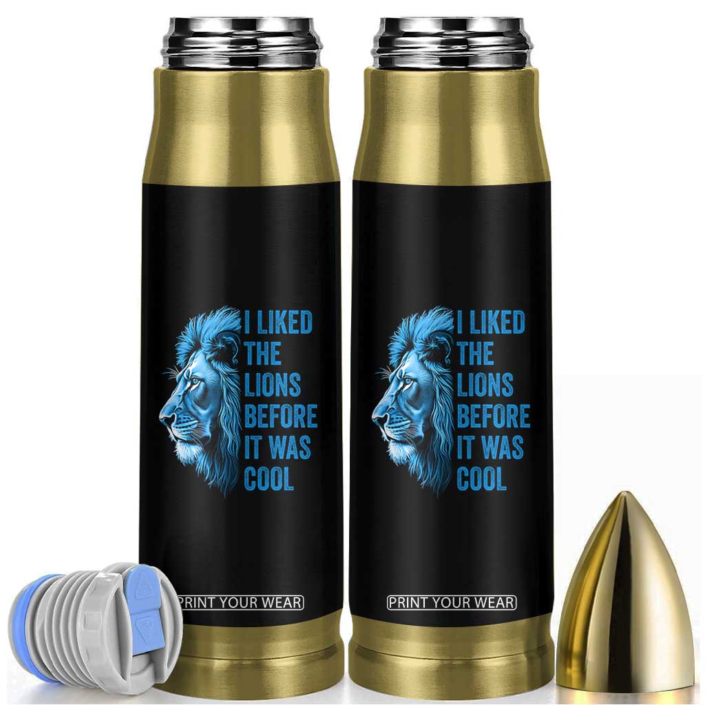 I Liked The Lions Before It Was Cool Bullet Tumbler Vintage Rap Tee TS10 Black Print Your Wear