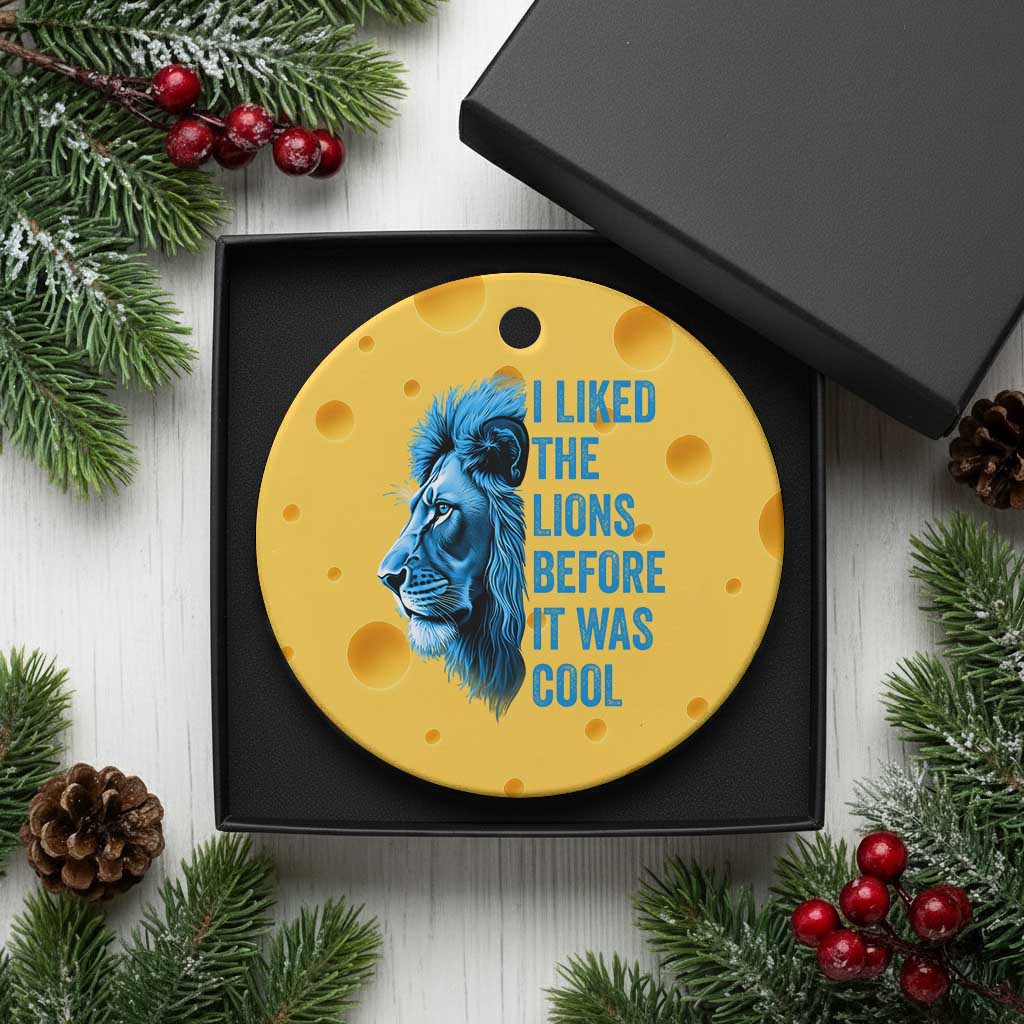 I Liked The LF Before It Was Cool Ceramic Ornament Vintage Rap Tee TS10 1pc Yellow Cheese Print Your Wear