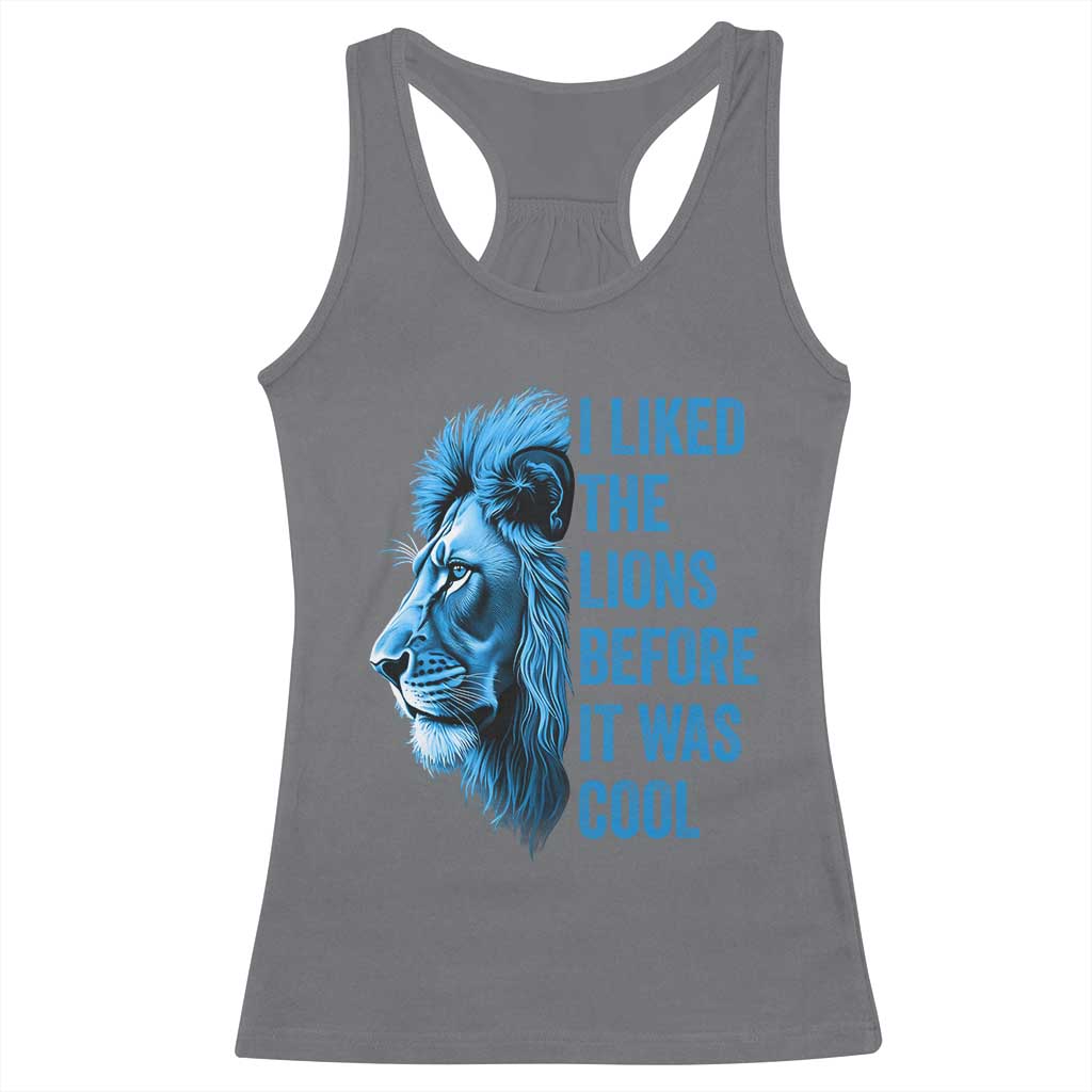 I Liked The LF Before It Was Cool Racerback Tank Top Vintage Rap Tee TS10 Charcoal Print Your Wear
