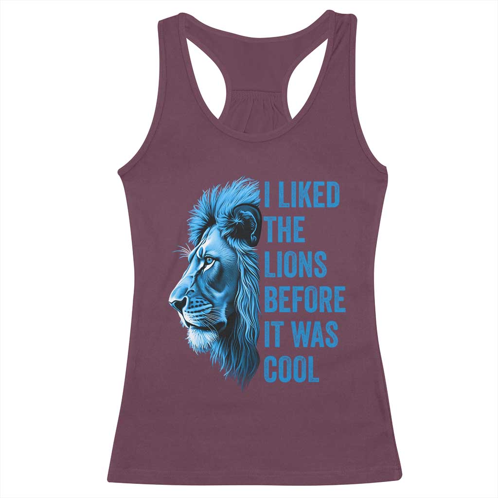 I Liked The LF Before It Was Cool Racerback Tank Top Vintage Rap Tee TS10 Maroon Print Your Wear