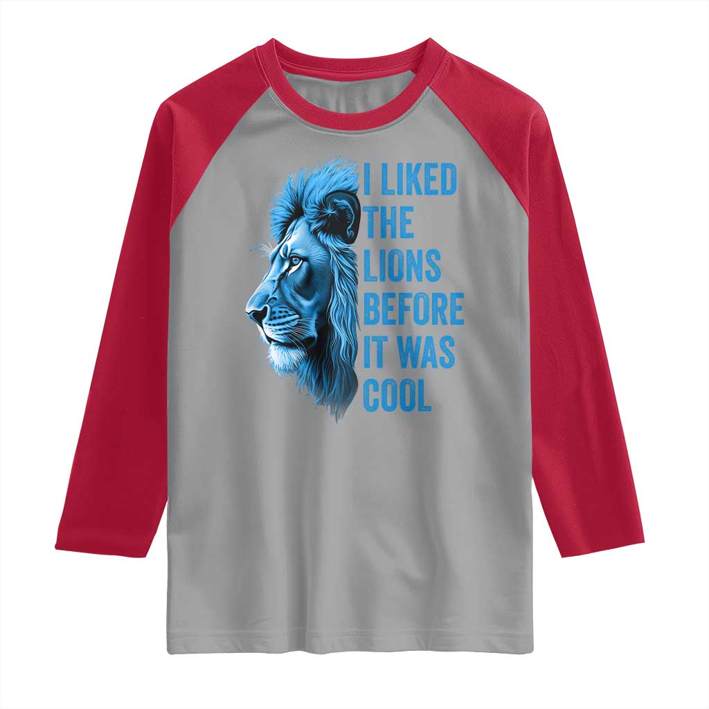 I Liked The LF Before It Was Cool Raglan Shirt Vintage Rap Tee TS10 Sport Gray Red Print Your Wear