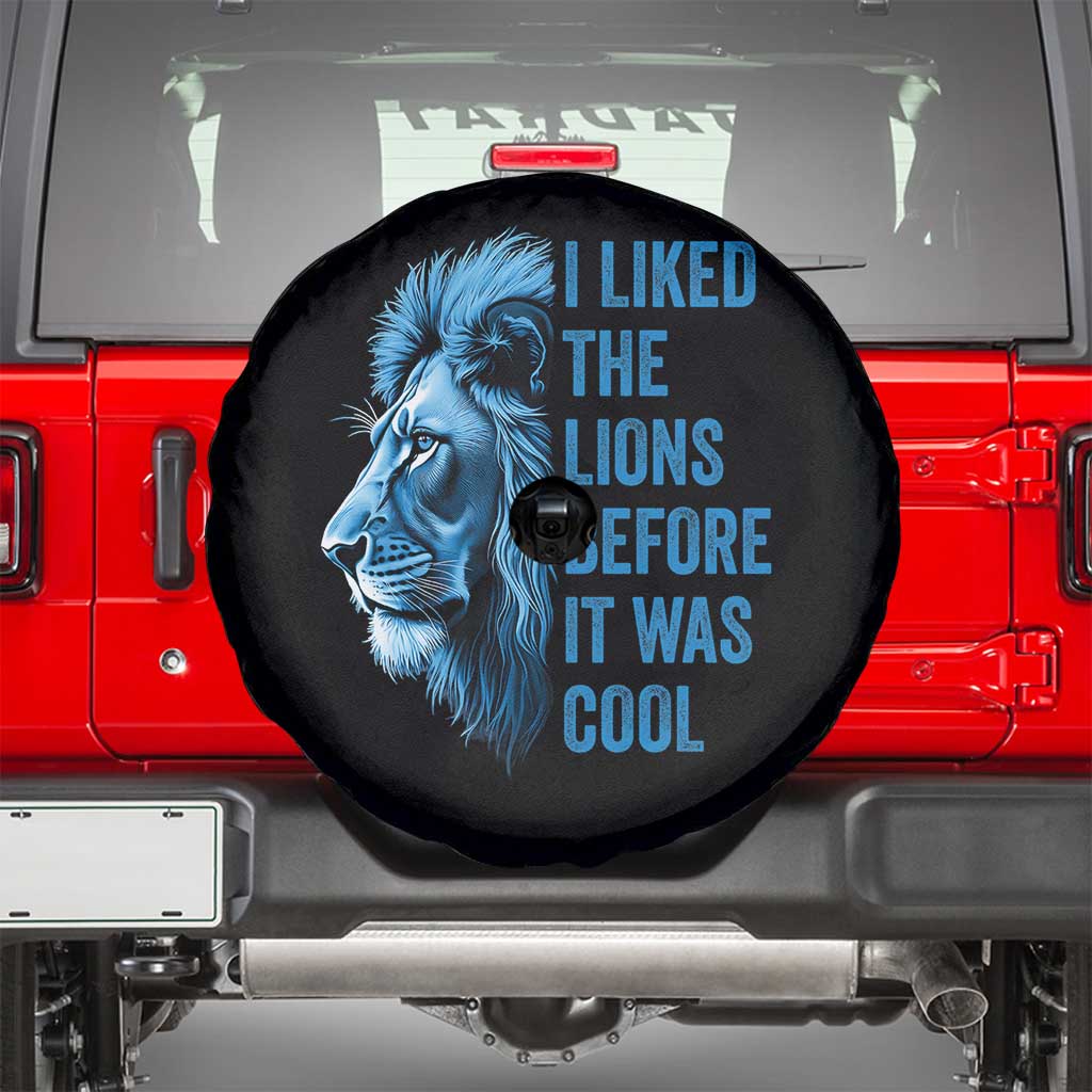 I Liked The Lions Before It Was Cool Spare Tire Cover Vintage Rap Tee TS10 Black Print Your Wear