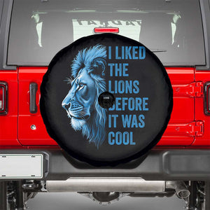I Liked The Lions Before It Was Cool Spare Tire Cover Vintage Rap Tee TS10 Black Print Your Wear