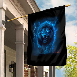 Vintage Classic Blue Lion Bootleg Graphic Garden Flag TS10 Print Your Wear
