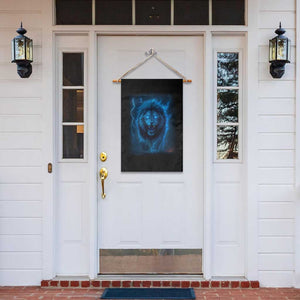 Vintage Classic Blue Lion Bootleg Graphic Garden Flag TS10 Print Your Wear