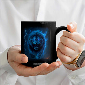 Vintage Classic Blue Lion Bootleg Graphic Coffee Mug TS10 Print Your Wear