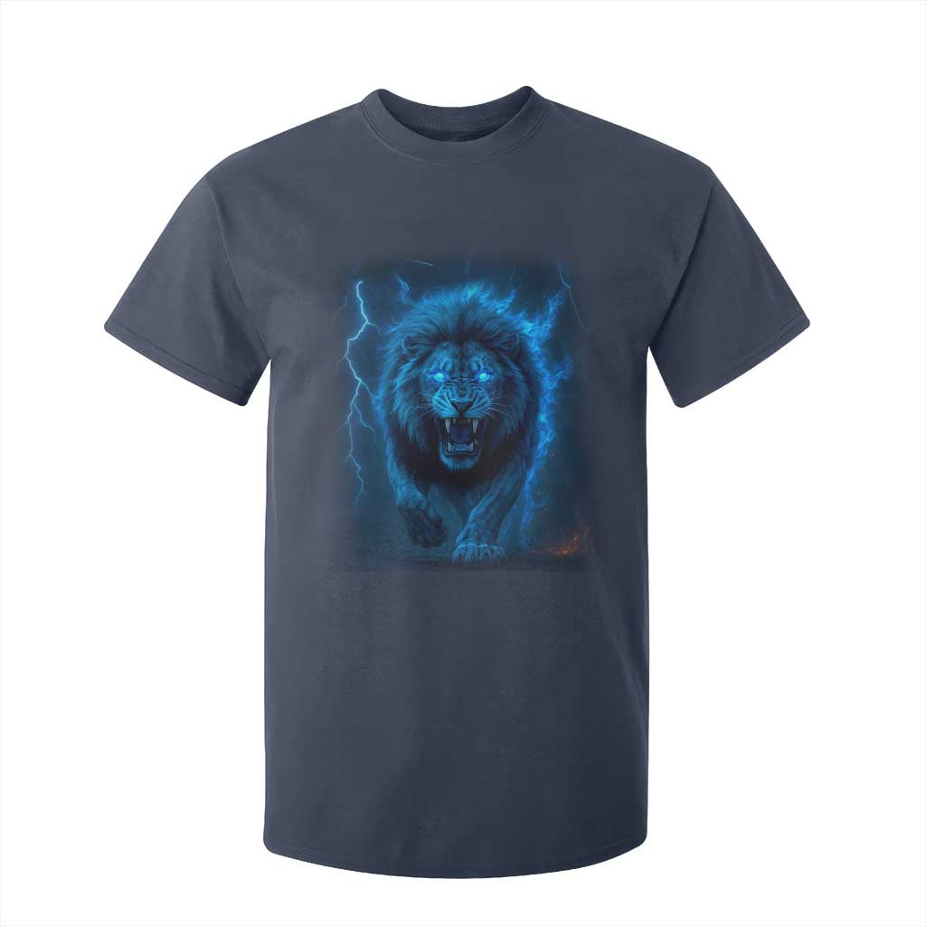 Vintage Classic Blue Lion Bootleg Graphic T Shirt For Kid TS10 Navy Print Your Wear