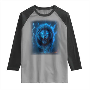 Vintage Classic Blue LF Bootleg Graphic Raglan Shirt TS10 Sport Gray Black Print Your Wear