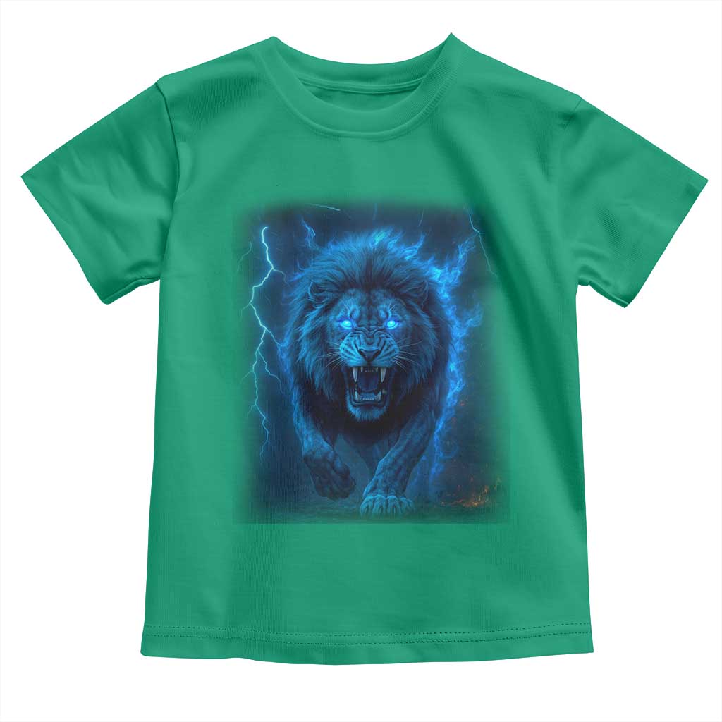 Vintage Classic Blue Lion Bootleg Graphic Toddler T Shirt TS10 Irish Green Print Your Wear