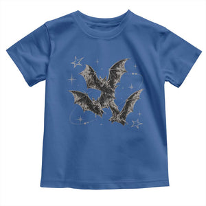 Three Bats Y2k Toddler T Shirt Vintage 90s Style Bat Gothic Occult Halloween Bat Graphic
