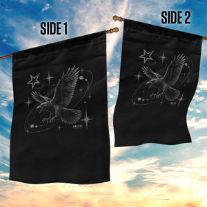 Raven Crow Y2k Garden Flag Gothic Cyber Sigilism Occult Dark Academia Black Bird Graphic