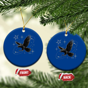 Raven Crow Y2k Ceramic Ornament Gothic Cyber Sigilism Occult Dark Academia Black Bird Graphic