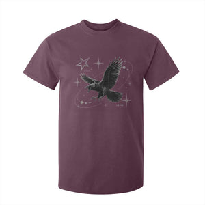 Raven Crow Y2k T Shirt For Kid Gothic Cyber Sigilism Occult Dark Academia Black Bird Graphic