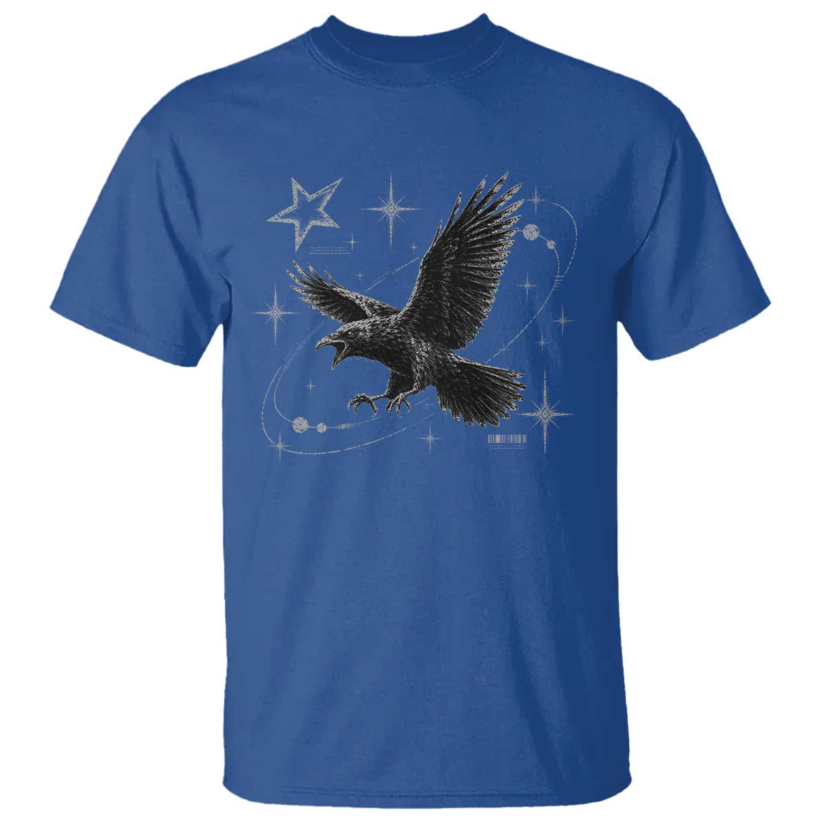 Raven Crow Y2k T Shirt Gothic Cyber Sigilism Occult Dark Academia Black Bird Graphic