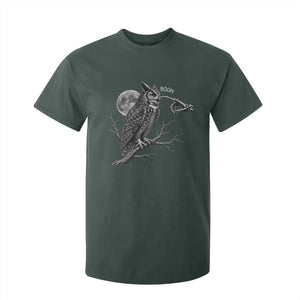 Skeleton Hand Boop Owl T Shirt For Kid Funny Spooky Halloween Moon Graphic