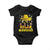Mexico Christmas Baby Onesie Feliz Navidad Sombrero TS10 Black Print Your Wear