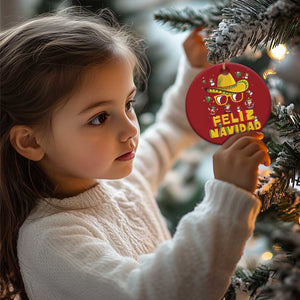 Mexico Xmas Christmas Ornament Feliz Navidad Sombrero TS10 Print Your Wear