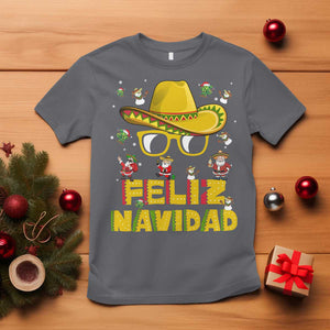 Mexico Christmas T Shirt Feliz Navidad Sombrero TS10 Charcoal Print Your Wear
