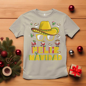 Mexico Christmas T Shirt Feliz Navidad Sombrero TS10 Sand Print Your Wear