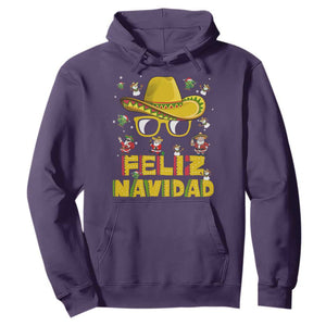 Mexico Christmas Hoodie Feliz Navidad Sombrero TS10 Purple Print Your Wear