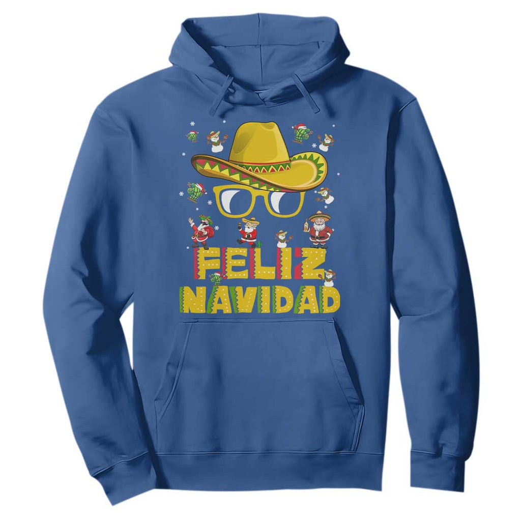 Mexico Christmas Hoodie Feliz Navidad Sombrero TS10 Royal Blue Print Your Wear