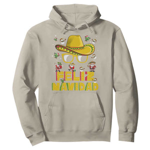 Mexico Christmas Hoodie Feliz Navidad Sombrero TS10 Sand Print Your Wear