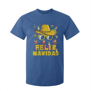 Mexico Christmas T Shirt For Kid Feliz Navidad Sombrero TS10 Royal Blue Print Your Wear