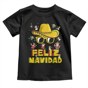 Mexico Christmas Toddler T Shirt Feliz Navidad Sombrero TS10 Black Print Your Wear