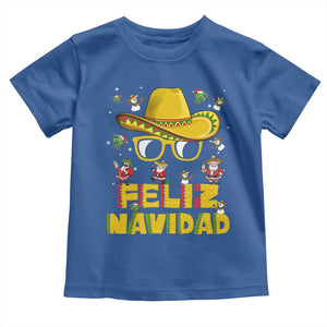 Mexico Christmas Toddler T Shirt Feliz Navidad Sombrero TS10 Royal Blue Print Your Wear