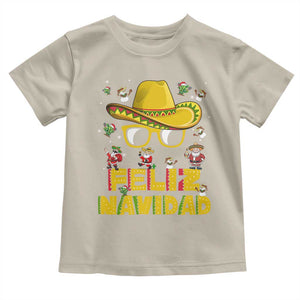 Mexico Christmas Toddler T Shirt Feliz Navidad Sombrero TS10 Sand Print Your Wear