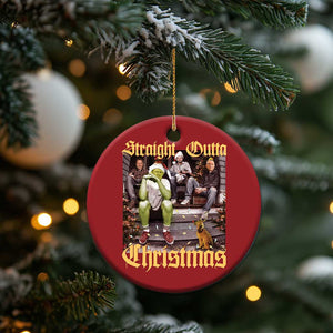 Humorous Trump Christmas Ornament Straight Outta Xmas Movie TS10 Print Your Wear