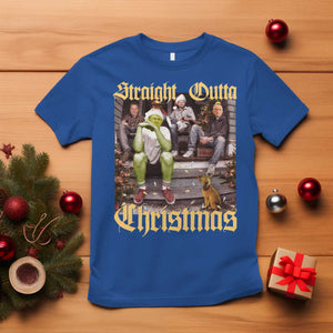 Humorous Trump Christmas T Shirt Straight Outta Xmas Movie TS10 Royal Blue Print Your Wear