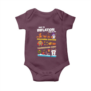 Teeth Christmas Baby Onesie My Spooky Halloween Thanksgiving Ugly Christmas Dentist Gift TS10 Maroon Print Your Wear