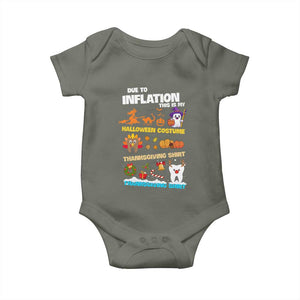 Teeth Christmas Baby Onesie My Spooky Halloween Thanksgiving Ugly Christmas Dentist Gift TS10 Military Green Print Your Wear