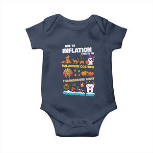 Teeth Christmas Baby Onesie My Spooky Halloween Thanksgiving Ugly Christmas Dentist Gift TS10 Navy Print Your Wear