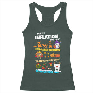 Teeth Christmas Racerback Tank Top My Spooky Halloween Thanksgiving Ugly Christmas Dentist Gift TS10 Dark Forest Green Print Your Wear