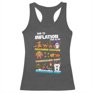 Teeth Christmas Racerback Tank Top My Spooky Halloween Thanksgiving Ugly Christmas Dentist Gift TS10 Dark Heather Print Your Wear