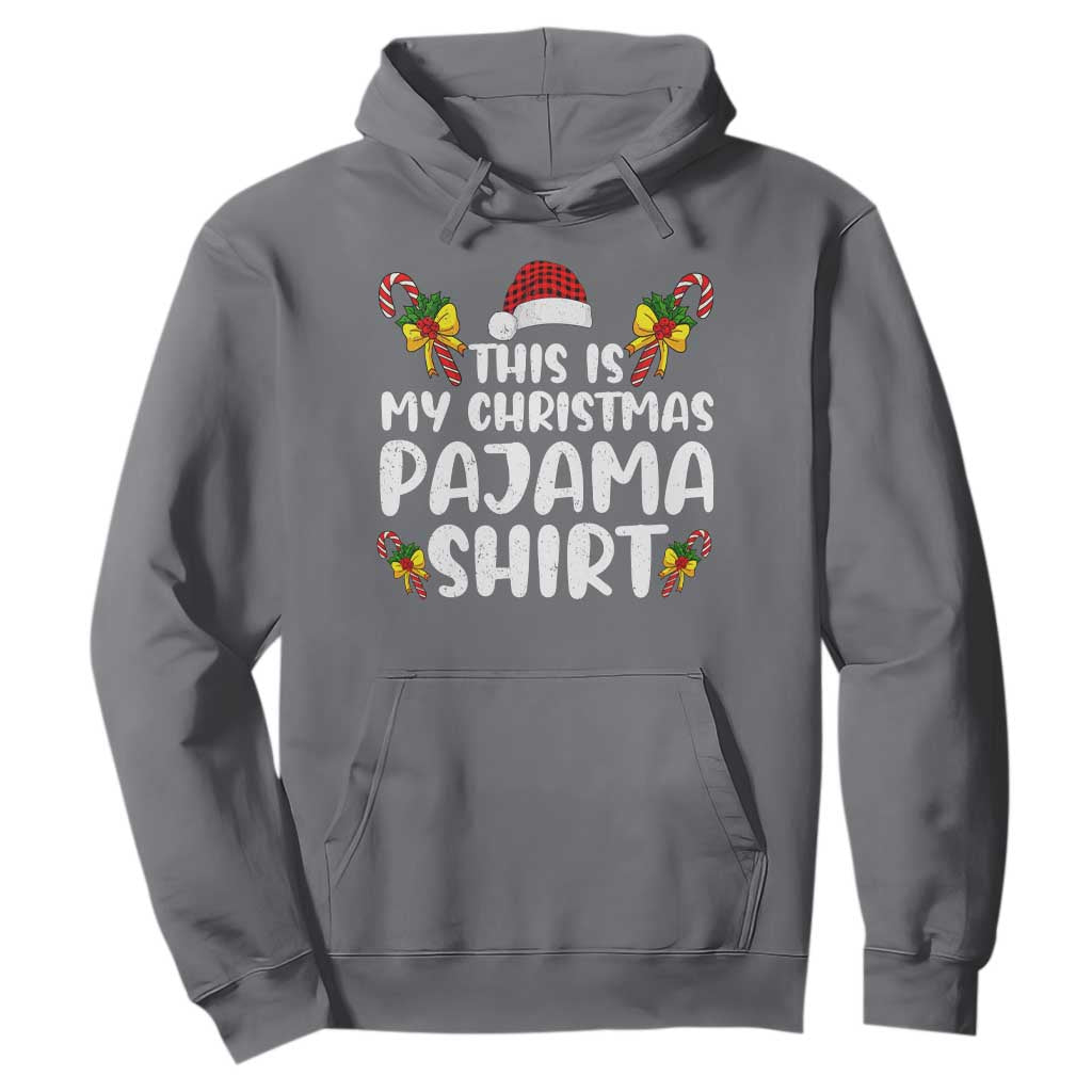 Funny Christmas Hoodie This Is My Christmas Pajama Shirt TS10 Charcoal Print Your Wear