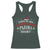 Funny Christmas Pajama Racerback Tank Top PJ PJS for Family TS10 Dark Forest Green Print Your Wear