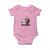Funny Christmas Trump Baby Onesie I'll Be Home for Xmas Gifts TS10 Light Pink Print Your Wear