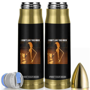 Marcus The Worm Christmas Bullet Tumbler I Don't Like This Rock Funny Meme TS10 Black Print Your Wear