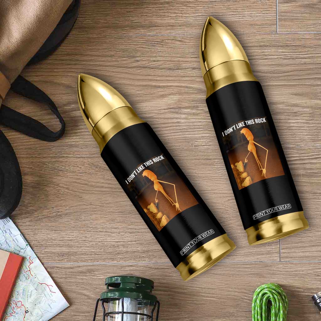 Marcus The Worm Christmas Bullet Tumbler I Don't Like This Rock Funny Meme TS10 Print Your Wear