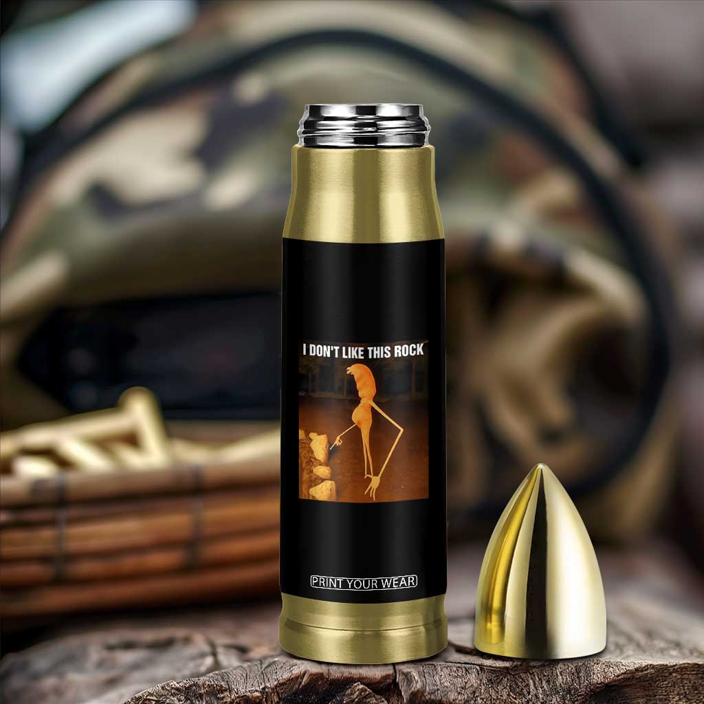Marcus The Worm Christmas Bullet Tumbler I Don't Like This Rock Funny Meme TS10 Print Your Wear