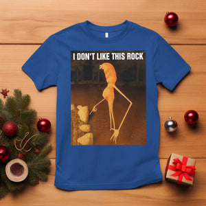 Marcus The Worm Christmas T Shirt I Don't Like This Rock Funny Meme TS10 Royal Blue Print Your Wear