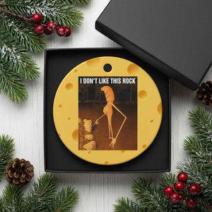 Marcus The Worm Christmas Ceramic Ornament I Don't Like This Rock Funny Meme TS10 1pc Yellow Cheese Print Your Wear